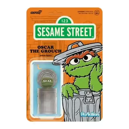 Sesamstraße ReAction Actionfigur Wave 02 Oscar 10 cm termékfotója