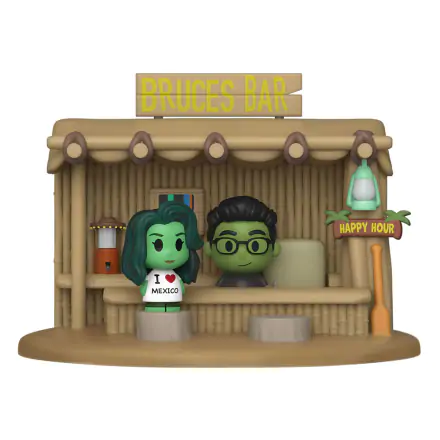 She-Hulk POP! Mini Moment Vinyl Figur Bar Scene 9 cm Produktfoto