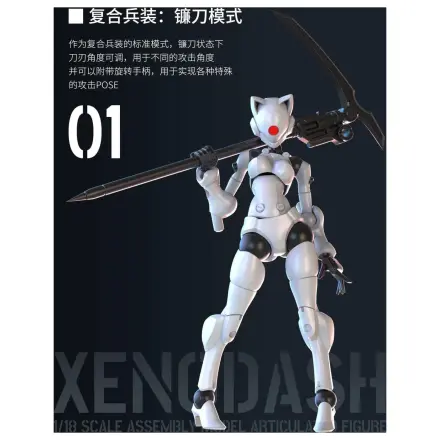 SHEIK MAINLAND Xenodash (White) Modellbausatz 1/18 Produktfoto