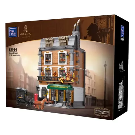 Sherlock Holmes Bauset Baker Street 221B Apartment 42 cm termékfotója