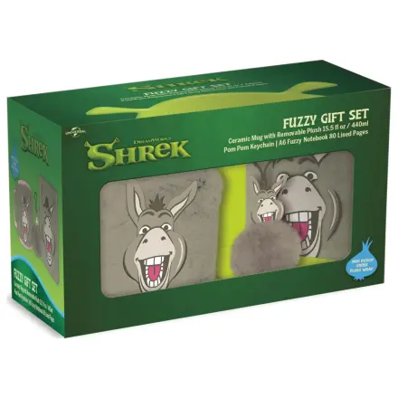 Shrek Donkey Fuzzy Geschenkset Notizbuch + Tasse + Schlüsselanhänger Produktfoto