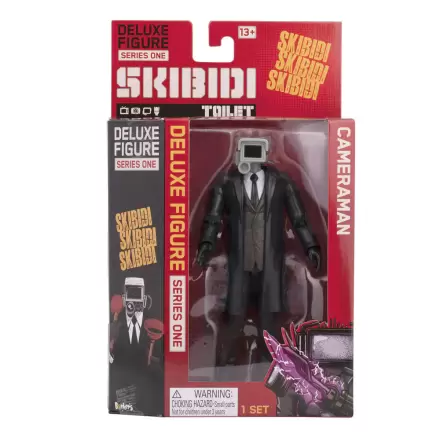 Skibidi Toilet Cameraman Figur 16cm Produktfoto