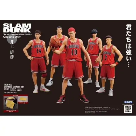 Slam Dunk PVC Statuen 5er-Pack Shohoku Starting Member Set 15 - 17 cm Produktfoto
