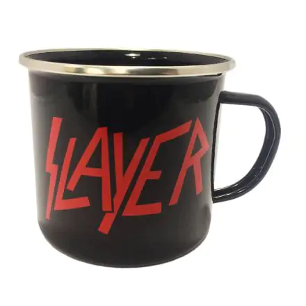 Slayer Emaille Becher Logo termékfotója