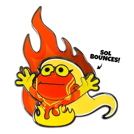 Smite 2 Ansteck-Pin Sol 5 cm Produktfoto