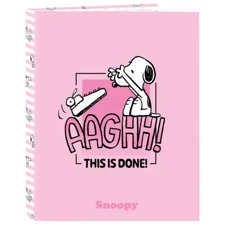 Snoopy A4 Karton 4 Ringe Ordner Produktfoto