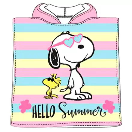 Snoopy Microfaser Poncho Handtuch Produktfoto