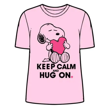 Snoopy Pink Damen T-shirt Produktfoto
