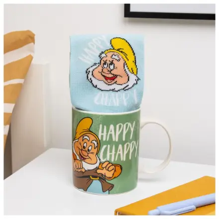 Snow White Happy Tasse und Socken Produktfoto
