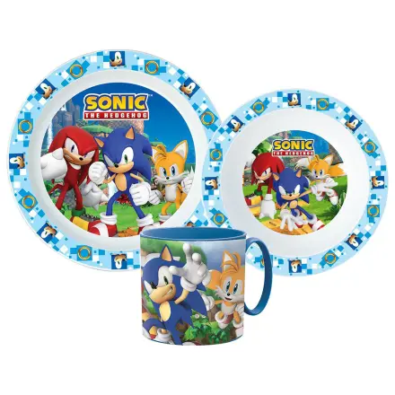 Sonic Adventure Geschirr Set, Mikroplastik Set mit Tasse 265 ml Produktfoto