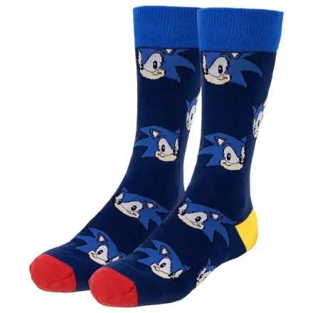 Sonic the Hedgehog lange Socken für Erwachsene 40/46 Produktfoto