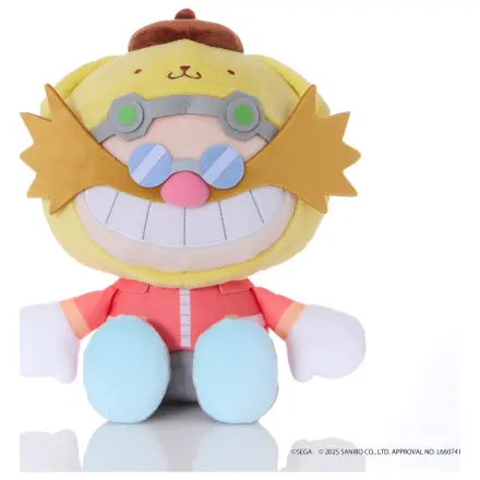Sonic & Friends X Sanrio Dr. Eggman X Pompompurin Plüschfigur 24cm Produktfoto