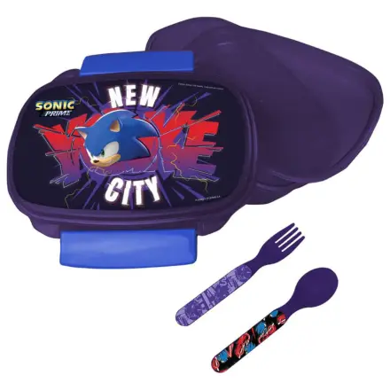 Sonic Get Me Sandwich Box + Besteck Set Produktfoto