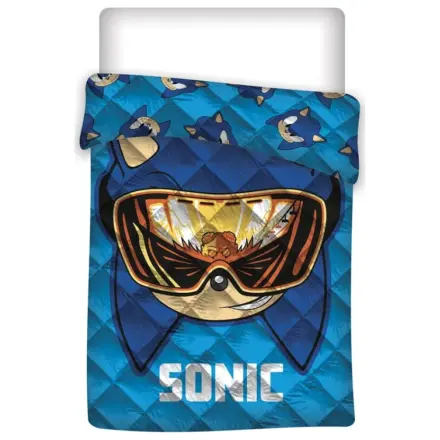 Sonic Glasses gesteppter Bettüberwurf, Bettdecke 140x200cm Produktfoto