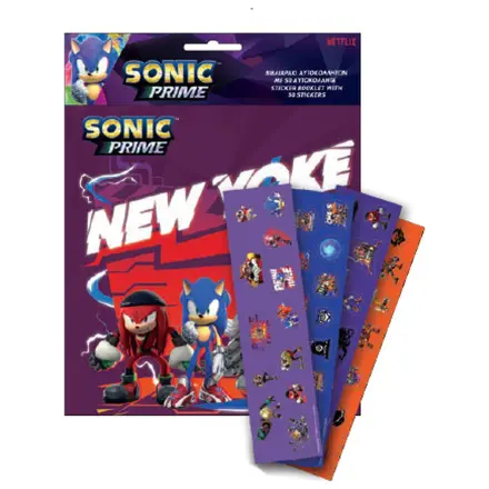 Sonic New Yoke Sticker Album mit 50 Stickern Produktfoto