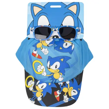 Sonic the Hedgehog Ring Sonnenbrille und Baseballkappe Set Produktfoto