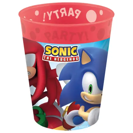 Sonic the Hedgehog Sega micro Premium Plastikbecher Set 4 Stück 250 ml Produktfoto