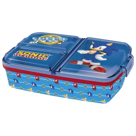 Sonic Speed Mehrfach-Fächer Brotdose, Sandwich Box Produktfoto
