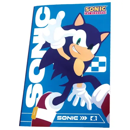 Sonic Speedy B/5 Liniertes Notizbuch, 40 Seiten Produktfoto