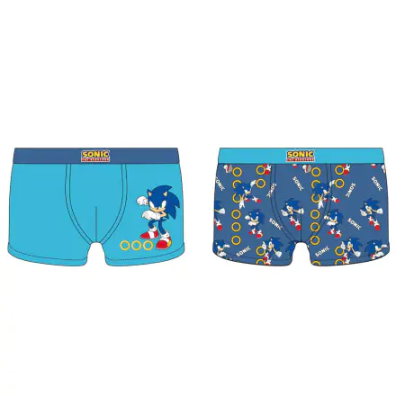 Sonic the Hedgehog 2-er Pack Kinder boxer Produktfoto