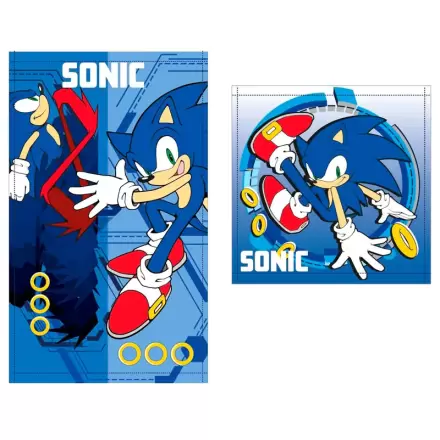 Sonic The Hedgehog 2-er Pack Baumwolle Handtuch Produktfoto