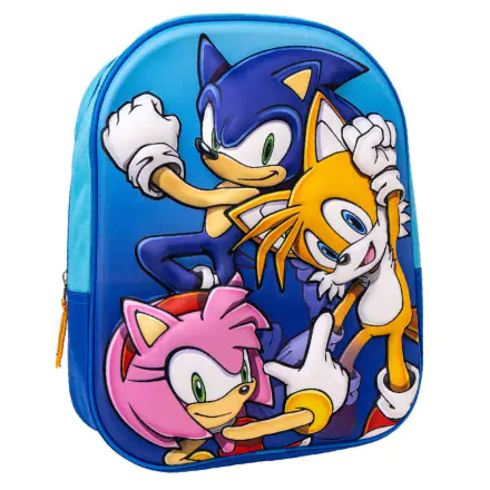 Sonic The Hedgehog 3D Rucksack 31cm termékfotója