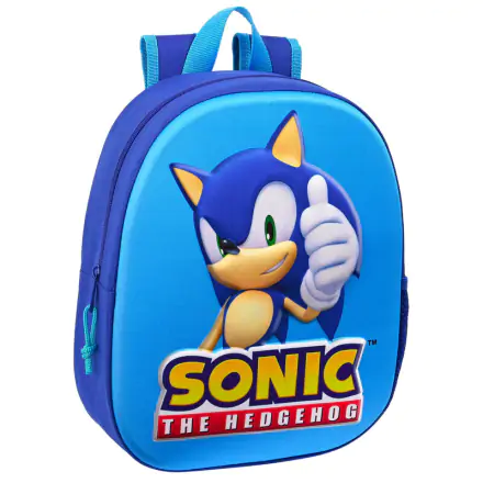 Sonic The Hedgehog 3D Rucksack 33cm Produktfoto