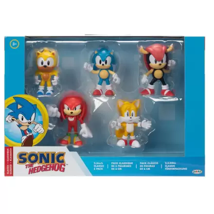 Sonic the Hedgehog 5-er Pack Figurn 6cm termékfotója