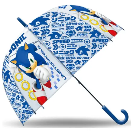 Sonic the Hedgehog transparenter Regenschirm Produktfoto