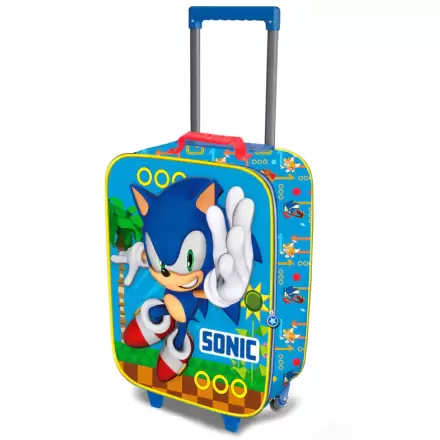 Sonic the Hedgehog Faster 3D Trolley Koffer Produktfoto
