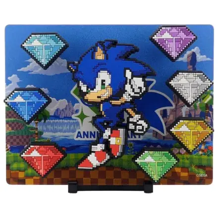 Sonic The Hedgehog FiGGYZ Magnet Sammelfigur Modern Sonic 35th Anniversary 9 cm Produktfoto