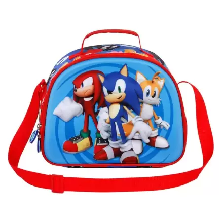 Sonic The Hedgehog Friends 3D Lunchtasche Produktfoto