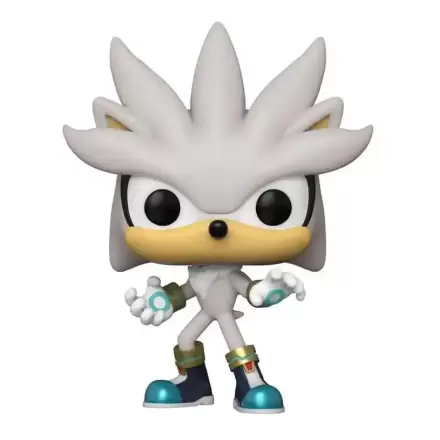 Sonic The Hedgehog Funko POP! Games Vinyl Figur Silver The Hedgehog(GW) 9 cm termékfotója