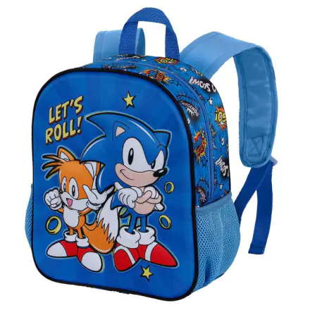 Sonic The Hedgehog Lets Roll 3D Rucksack 31cm termékfotója