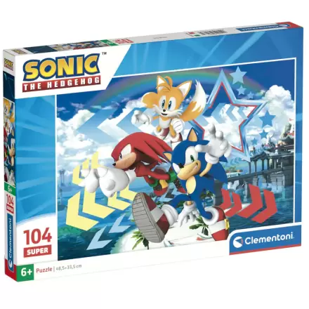 Sonic the Hedgehog Puzzle 104St termékfotója