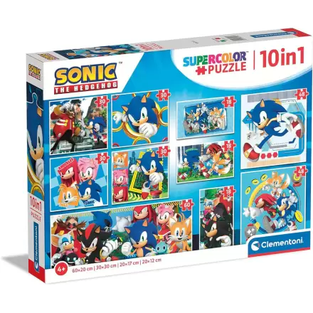 Sonic the Hedgehog Puzzle 18+30+48+60St Produktfoto
