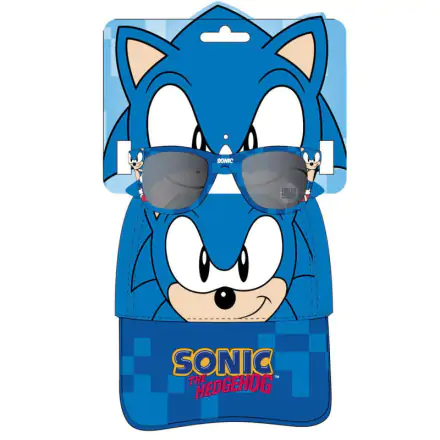 Sonic The Hedgehog Cap + Sonnenbrille Set termékfotója