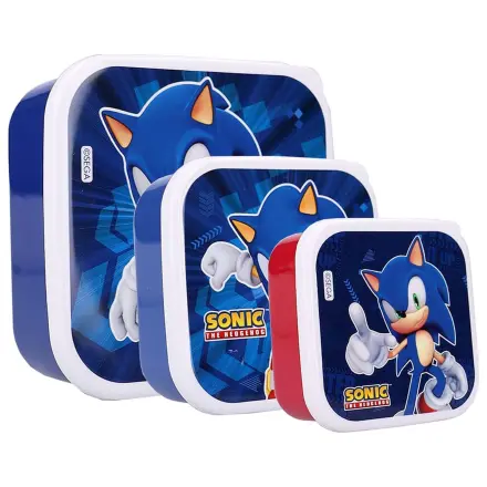 Sonic the Hedgehog Snackbox Set Sonic Fresh Bites Produktfoto