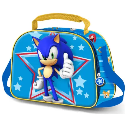 Sonic the Hedgehog Stern 3D lunch bag Produktfoto