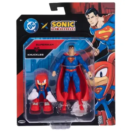 Sonic The Hedgehog Superman & Sonic Knuckles Figuren Produktfoto