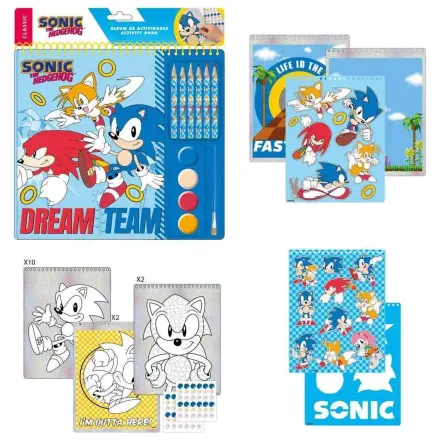 Sonic The Hedgehog Mal- und Aktivitätsbuch Produktfoto