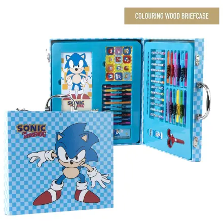 Sonic the Hedgehog Mal-Schreibwaren-Etui Produktfoto