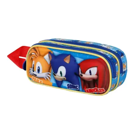 Sonic the Hedgehog Trio 3D Doppeltes Mäppchen Produktfoto