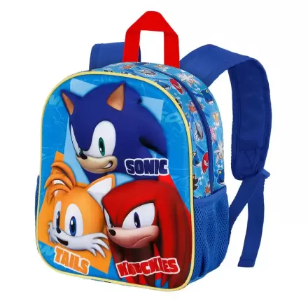 Sonic the Hedgehog Trio 3D Rucksack 31cm termékfotója