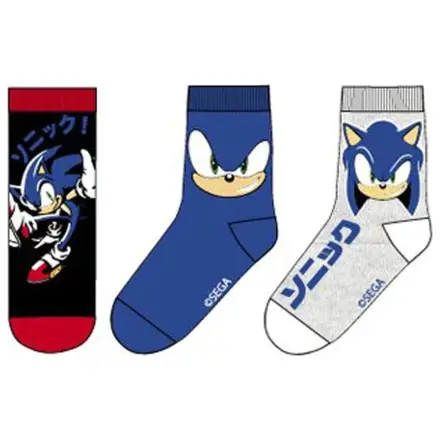 Sonic Turbo Blur Kinder Socken Größe 31-34 Produktfoto