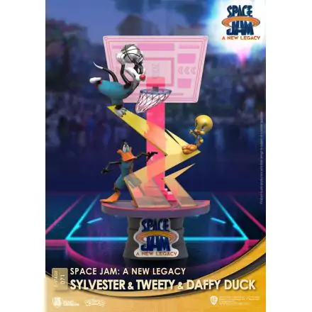 Space Jam: A New Legacy D-Stage PVC Diorama Sylvester & Tweety & Daffy Duck New Version 15 cm termékfotója