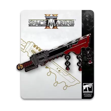 Space Marine 2 Anstecknadel Chainsword 5 cm Produktfoto