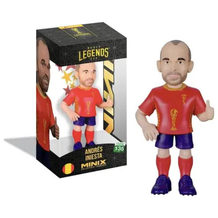 SPAIN Iniesta Figur Minix World Legends Cup 12cm Produktfoto