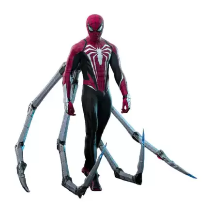 Spider-Man 2 Video Game Masterpiece Action Figur 1/6 Peter Parker (Advanced Suit 2.0) (Red and Black Suit Style) 30 cm Produktfoto