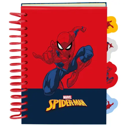 Marvel Spiderman A6 Notizbuch Produktfoto